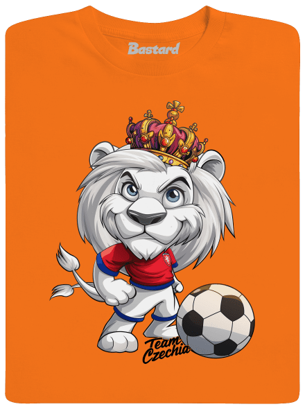 Fotbalový lev dětské tričko Orange