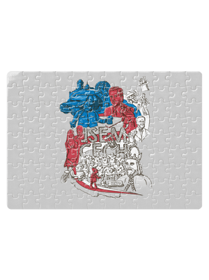 Jsem Čech puzzle White