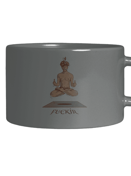 Fuckír hrnek makronka Grey Macaron