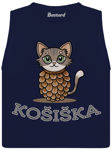 Košiška dámské tílko volné Navy