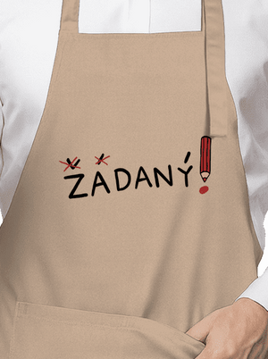 Zadaný a zadaná zástěra Rope