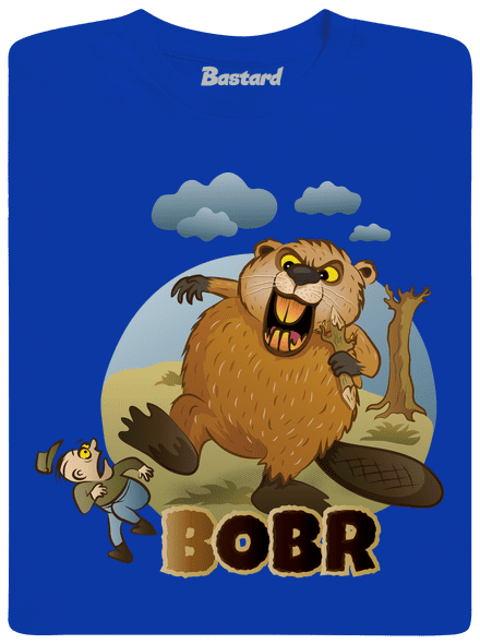 Bobr obr pánské tričko Royal Blue
