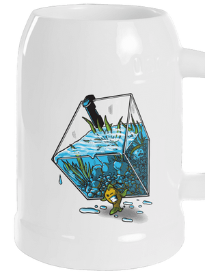 Migrující rybka půllitr White