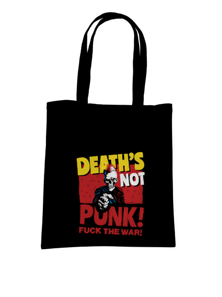 Death's not punk taška Black