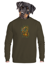 unisex mikina bez kapuce