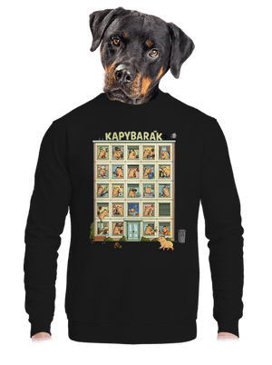 unisex mikina bez kapuce