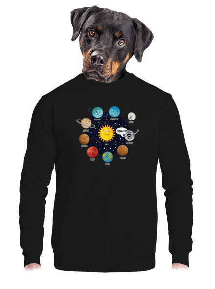 Mercury unisex mikina bez kapuce Black