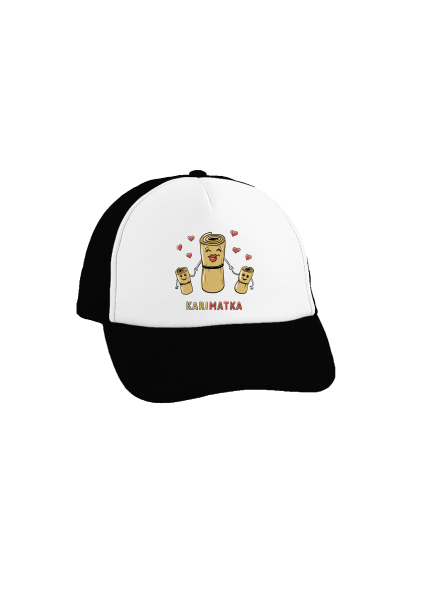 Karimatka kšiltovka truckerka Black cap