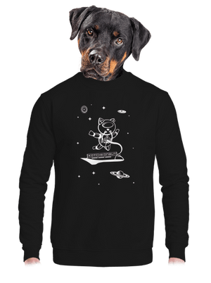 unisex mikina bez kapuce