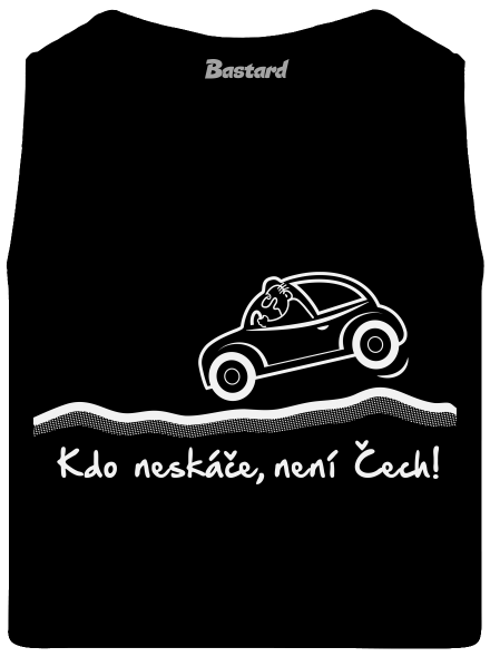 Kdo neskáče pánské tílko Black
