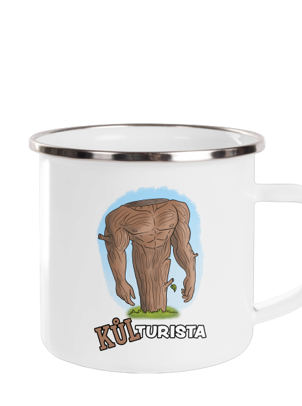 Kůlturista plecháček White