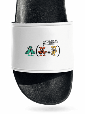 Vytýkání před závorku pantofle White