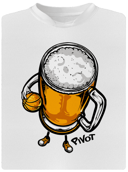 Pivot dětské sportovní tričko White
