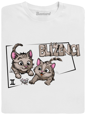 Kočičí horoskop: Blíženci dětské tričko White