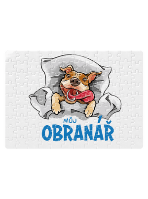 Můj obranář puzzle White