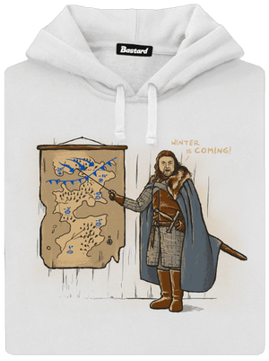 Winter dámská mikina klokanka White