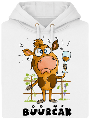 Bůůrčák unisex mikina premium Snowwhite