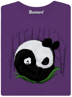 Dvě spící pandy dámské tričko premium Purple