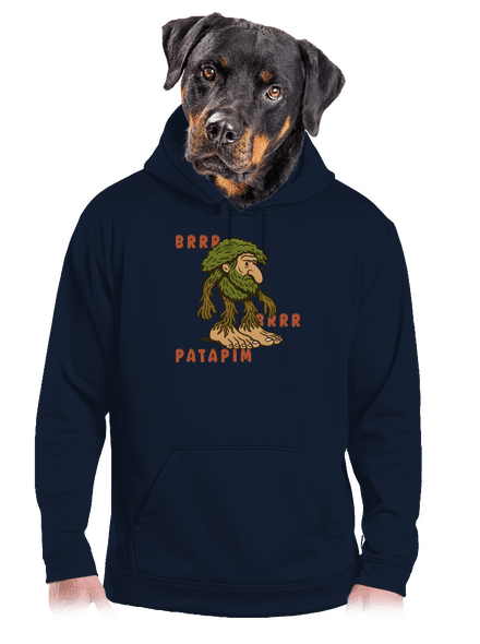 Brrr Brrr Patapim – Italian Brainrot pánská mikina klokanka Navy