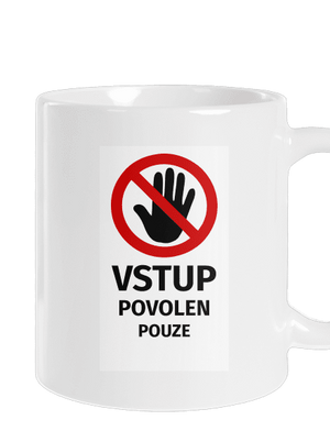 Vstup povolen klasický hrnek White