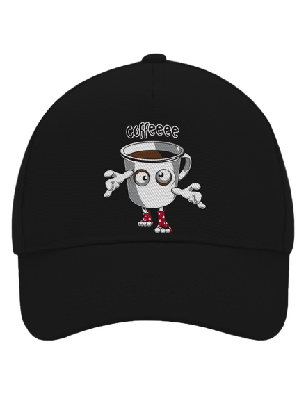Zombie kafe kšiltovka baseballka Black