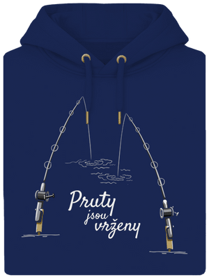 Pruty jsou vrženy unisex mikina premium Navy