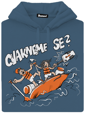 Cvakneme se dámská mikina klokanka Denim