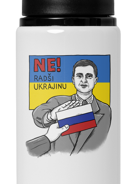 Ne! Radši Ukrajinu lahev na vodu White
