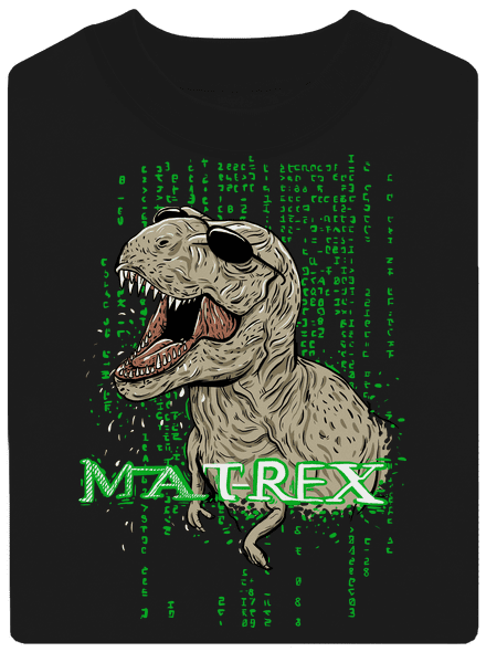 MAT-REX unisex mikina bez kapuce Black