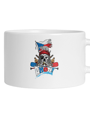 Ahoj hrnek makronka White