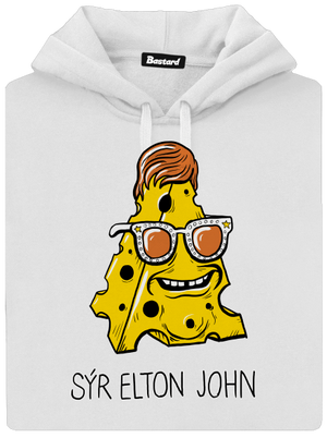 Sýr Elton John dámská mikina klokanka White