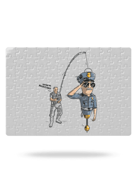 Policajt puzzle White