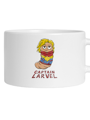 Captain Larvel hrnek makronka White