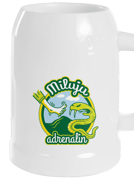 Miluju adrenalin půllitr White
