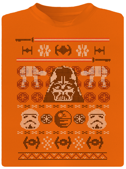 Vader na svetru dětské sportovní tričko Neon Orange