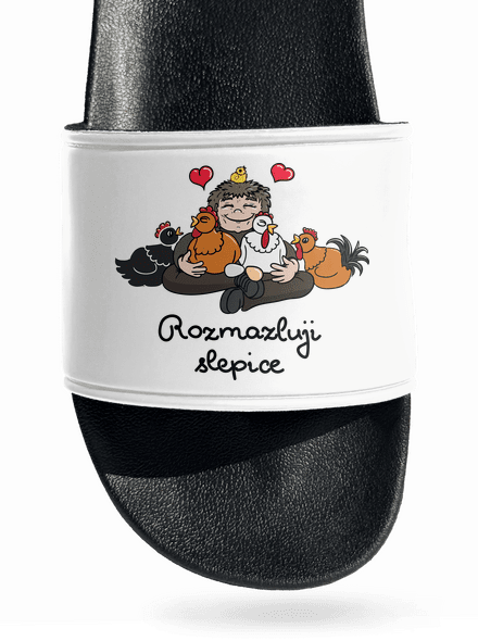 Rozmazluji slepice pantofle White