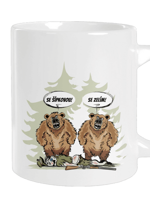 Medvědi velký hrnek White