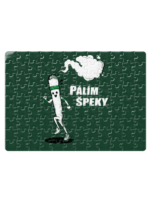 Pálím špeky puzzle White