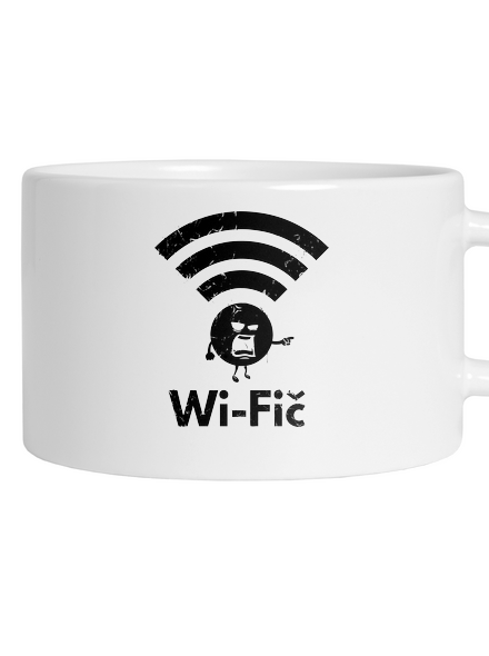 Wifič hrnek makronka White