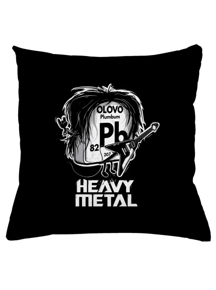 Heavy Metal polštář Black