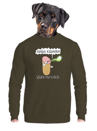 unisex mikina bez kapuce