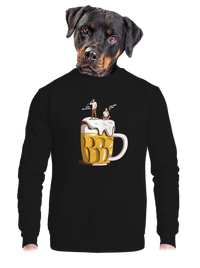 unisex mikina bez kapuce