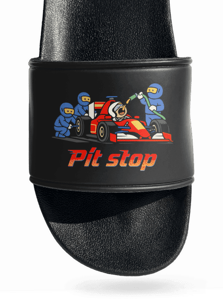 Pít stop pantofle Black