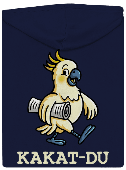 Kakat-du pánská mikina na zip Navy