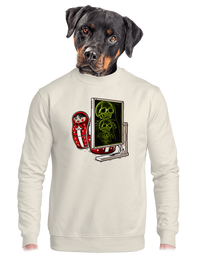 unisex mikina bez kapuce