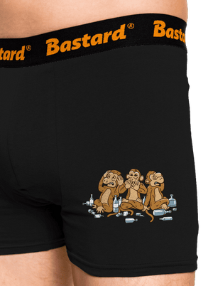 Trojnásobná opice boxerky Black