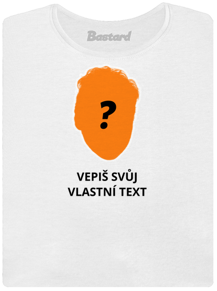 Tvoje hlava dámské tričko s lemem White