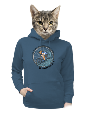 Cyklistický horoskop: Vodnář dámská mikina klokanka Denim