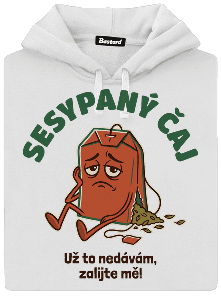 Sesypaný čaj dámská mikina klokanka White