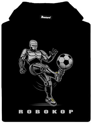 Robokop pánská mikina klokanka Black